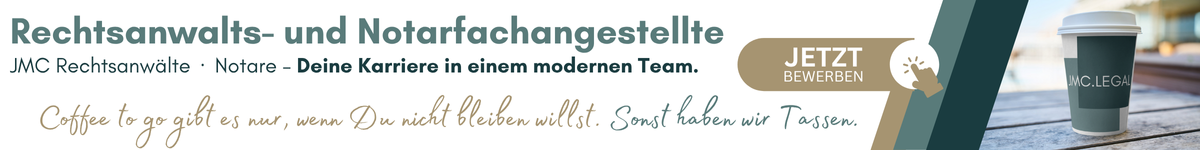 Jetzt bewerben - Wir suchen Rechtsanwalts- und Notarfachangestellte (m/w/d)